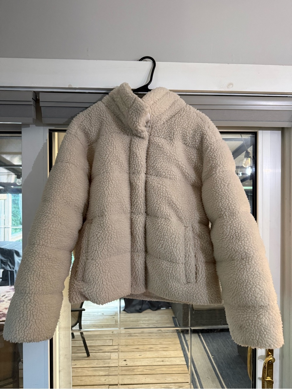 GAP Cream Sherpa Teddy Jacket